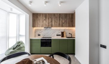 Зелёный как главный акцент интерьера