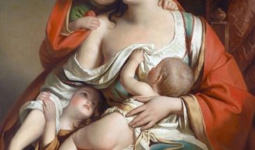 «Мать с детьми» (1860).