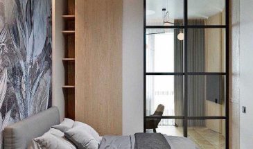 Светлая квартира с тёплыми природными акцентами