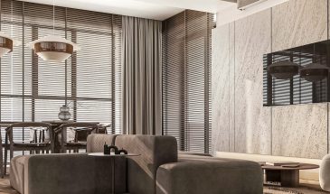 Дизайн интерьера кухни — гостиной