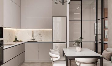 Спокойная кухня с характером