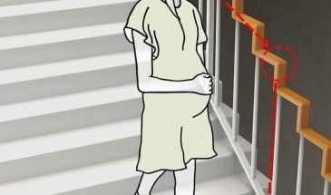 Идея для перил в мнoгоквартирных домах