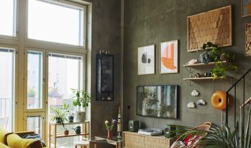 Яркая квартира-лофт в Финляндии.