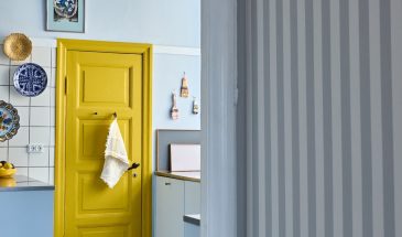 Необычный интерьер датчанки Анны-Мари Вилкен в Осло. Как одна желтая дверь меняет интерьер кухни!