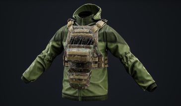 Military Jacket and Vest