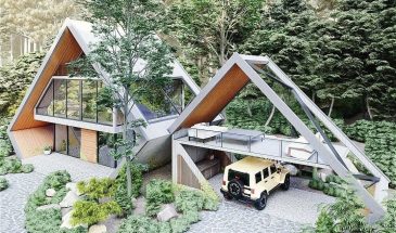 Лесной дом в Хамедане, Иран, от Пурья Даббаг