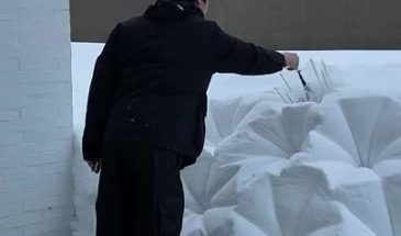 Снежный арт