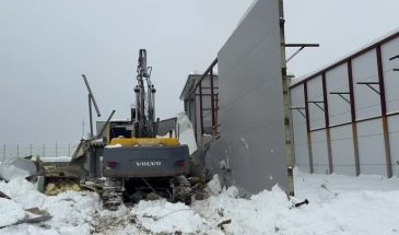 В г.о. Мытищи демонтировали объект самовольного строительства