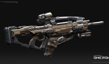 3D модель винтовки OMCRICRON