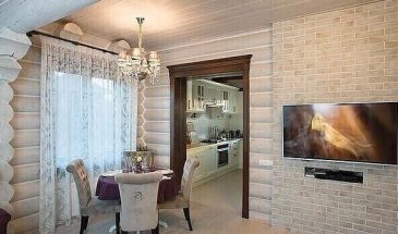 Деρевянныйинтеρьеρ!