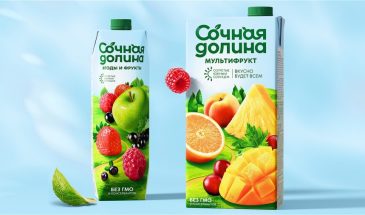 Агентство DDVB представило обновление упаковки для бренда «Сочная Долина»