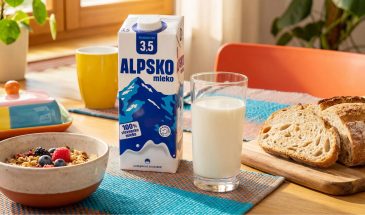 Редизайн словенского молочного бренда Alpsko от агентства Pointbleu