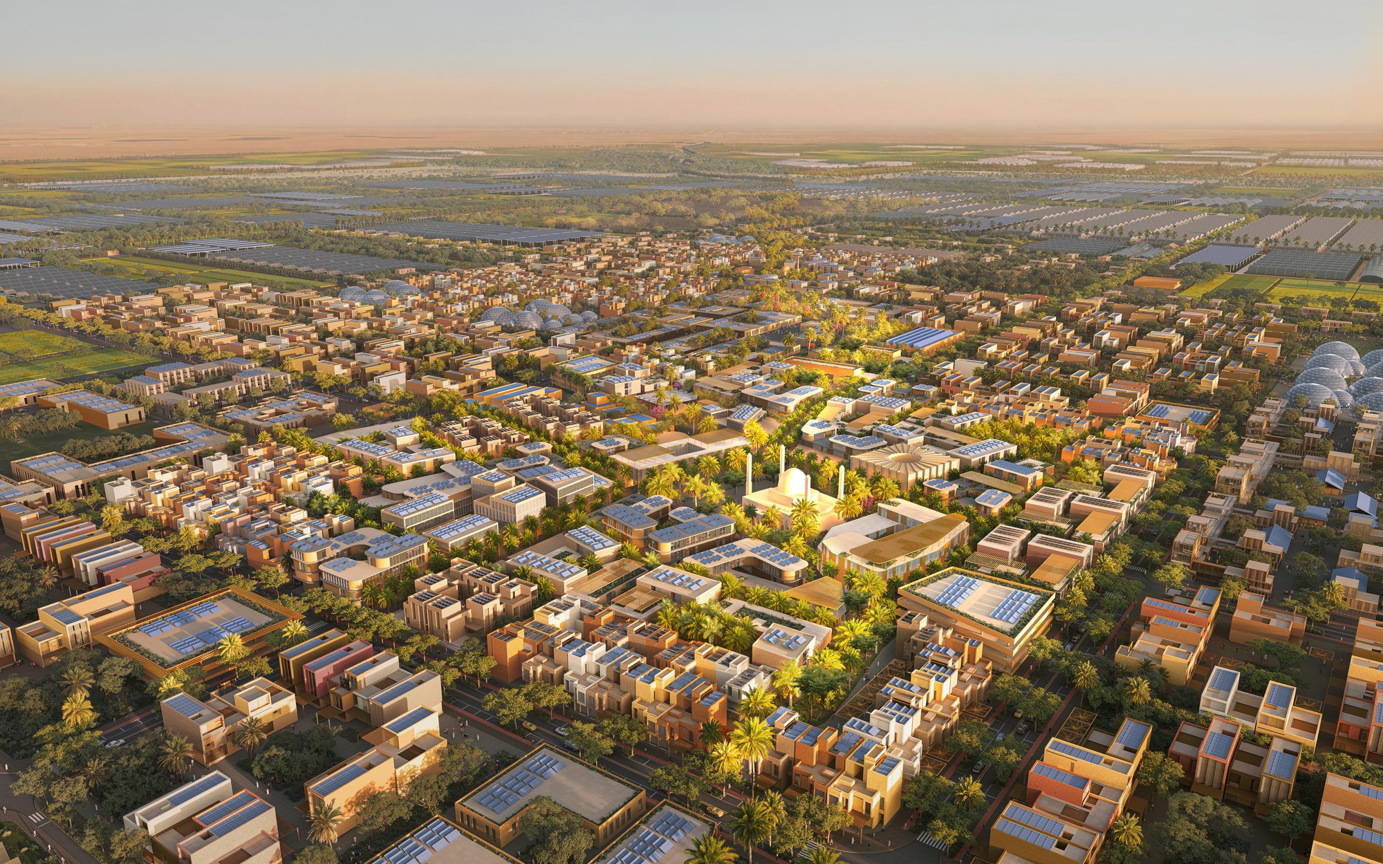 Мастерплан Al Najd Agricultural City, Foster + Partners
