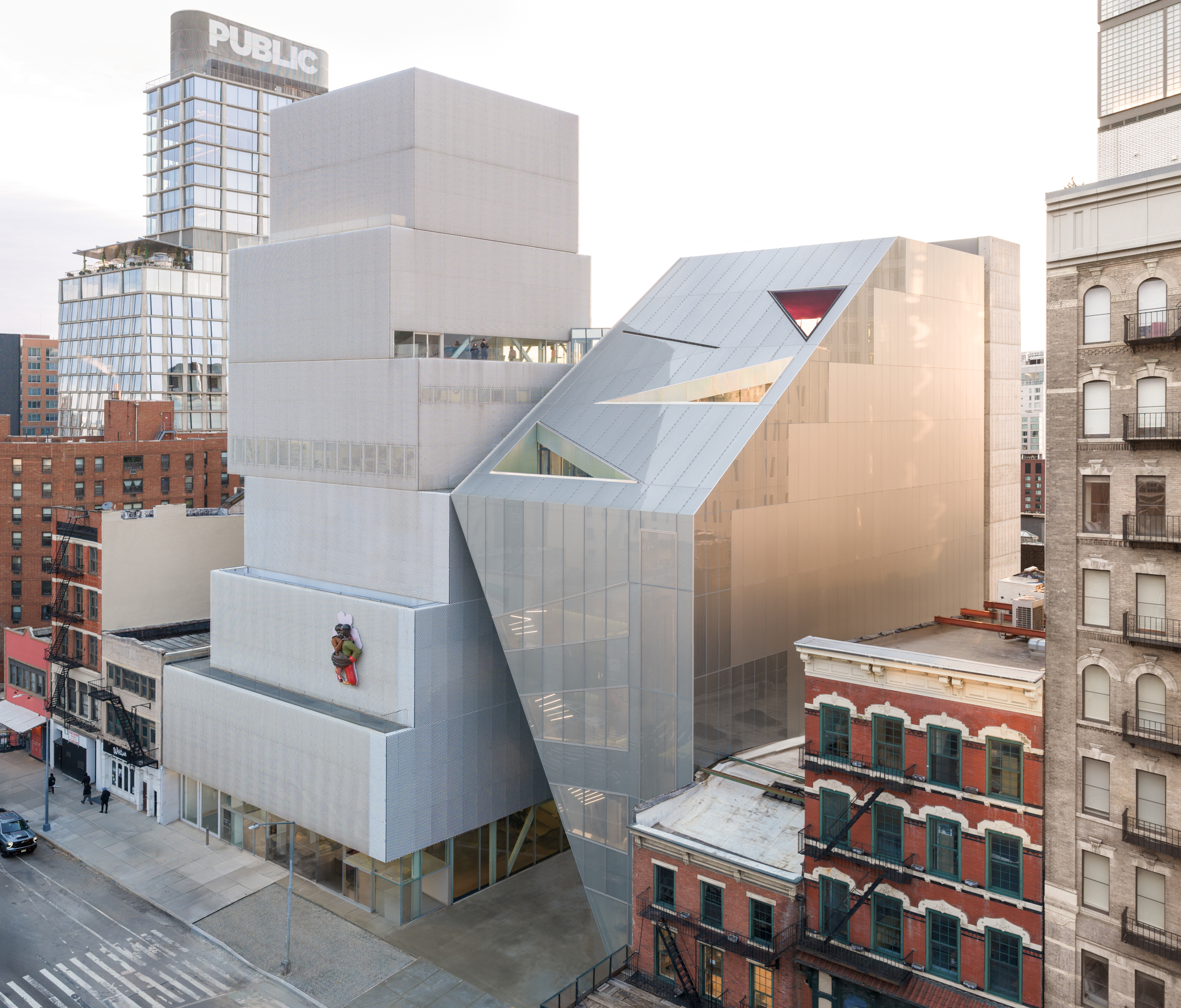 Новое здание New Museum, OMA, Нью-Йорк
