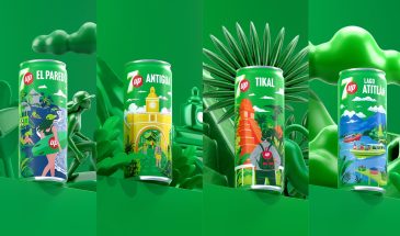 7UP выпустил коллекционную серию банок, посвящённую четырём знаковым местам Гватемалы