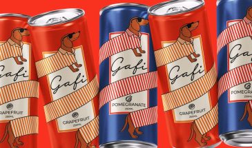 Дизайнер Hakob создал упаковку для фруктовых напитков для Gafi Juice