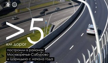 В двух районах Москвы на несколько километров дорог стало больше