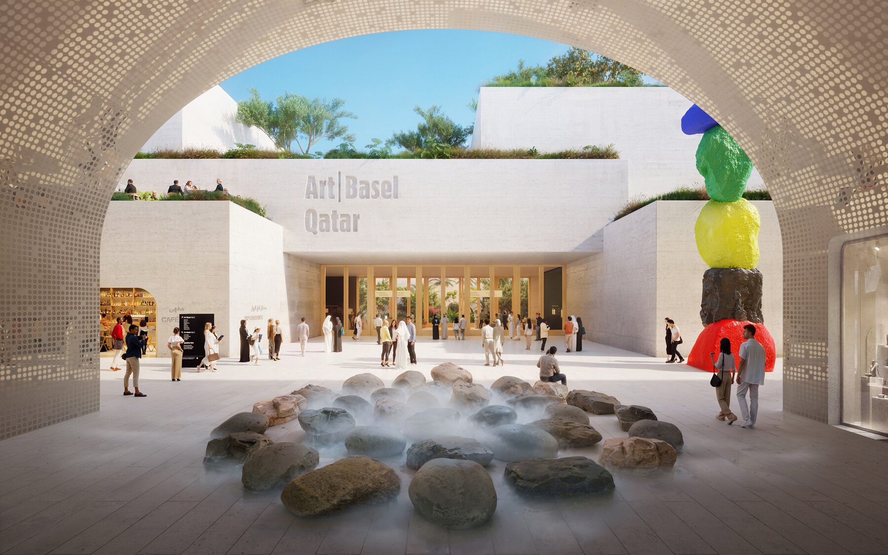 Al Maha Island, Лусаил, Катар. Мастерплан Herzog & de Meuron