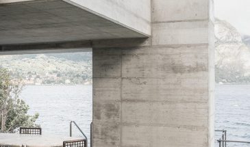 Ceresa Grandis Architetti построило на озере Комо дом из открытого бетона Casa Punta Spartivento