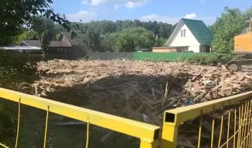 В Раменском муниципальном округе снесли аварийный жилой дом