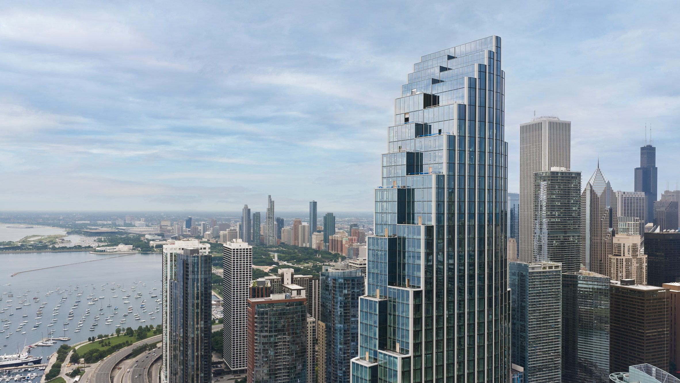 North Tower, 400 Lake Shore Drive, Чикаго. Фото: Dave Burk / SOM