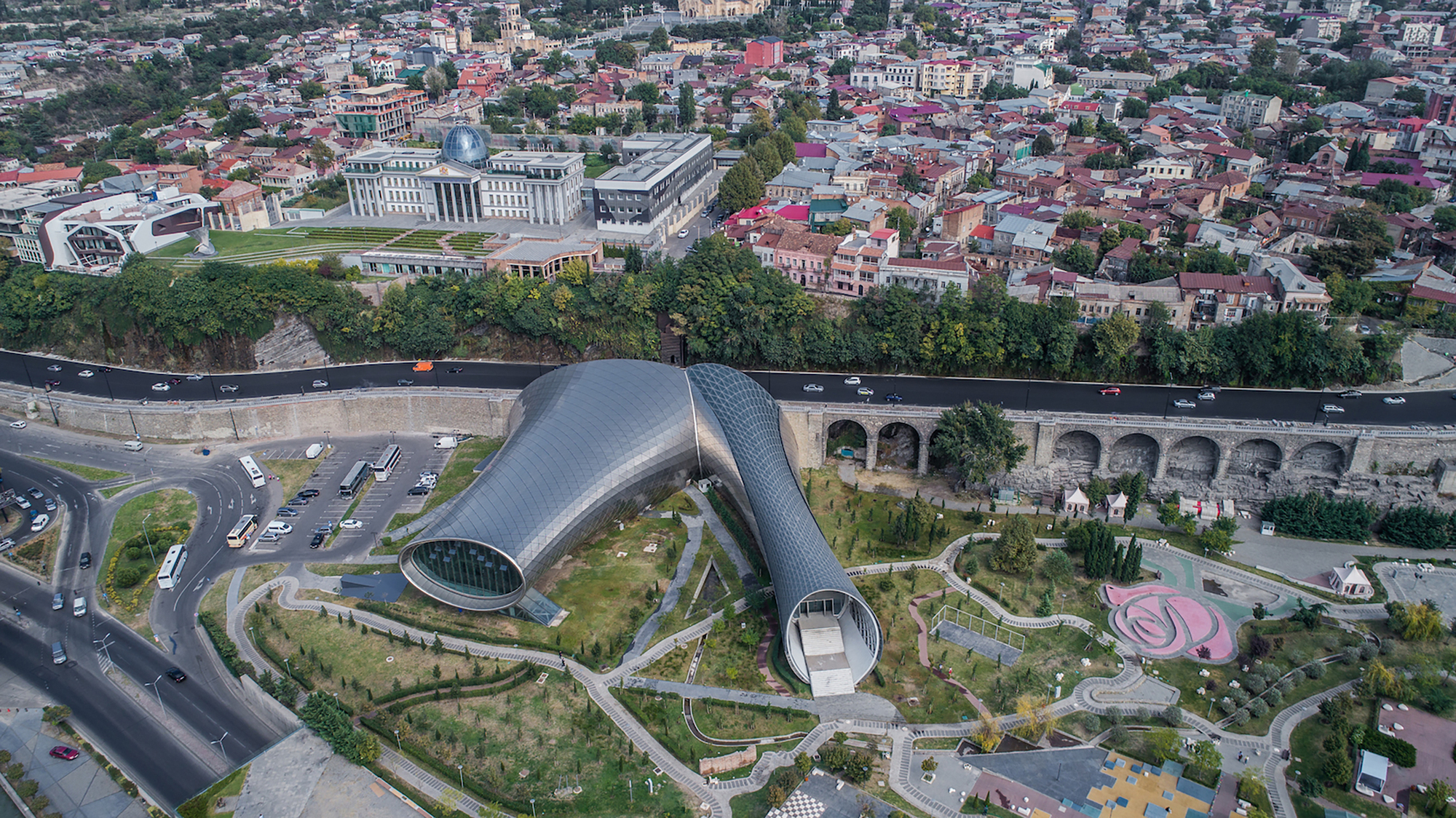 Культурный комплекс в парке Рике, Тбилиси, Studio Fuksas