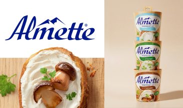 Агентство DDVB обновило дизайн упаковки творожных сыров Almette