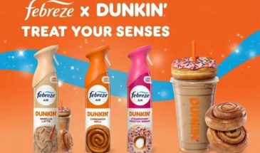 Неожиданная коллаборация бренда пончиков Dunkin и освежителя воздуха Febreze