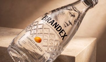 Дизайн упаковки фруктовой воды Brandex от Monther al omari