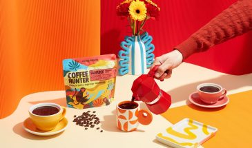 FLOV STUDIO разработало упаковку для кофе Coffee Hunter премиум-класса