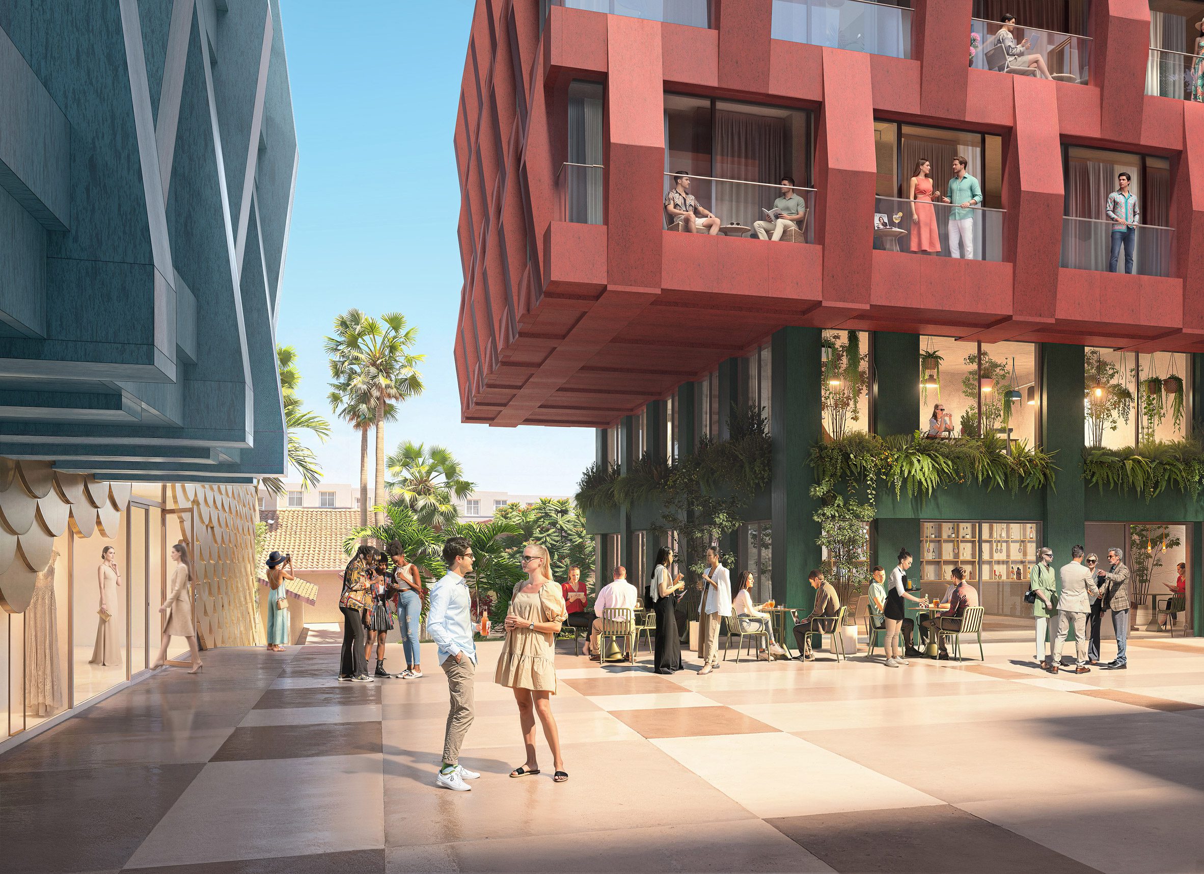 MVRDV спроектировала разноцветный жилой комплекс Woma в Майами