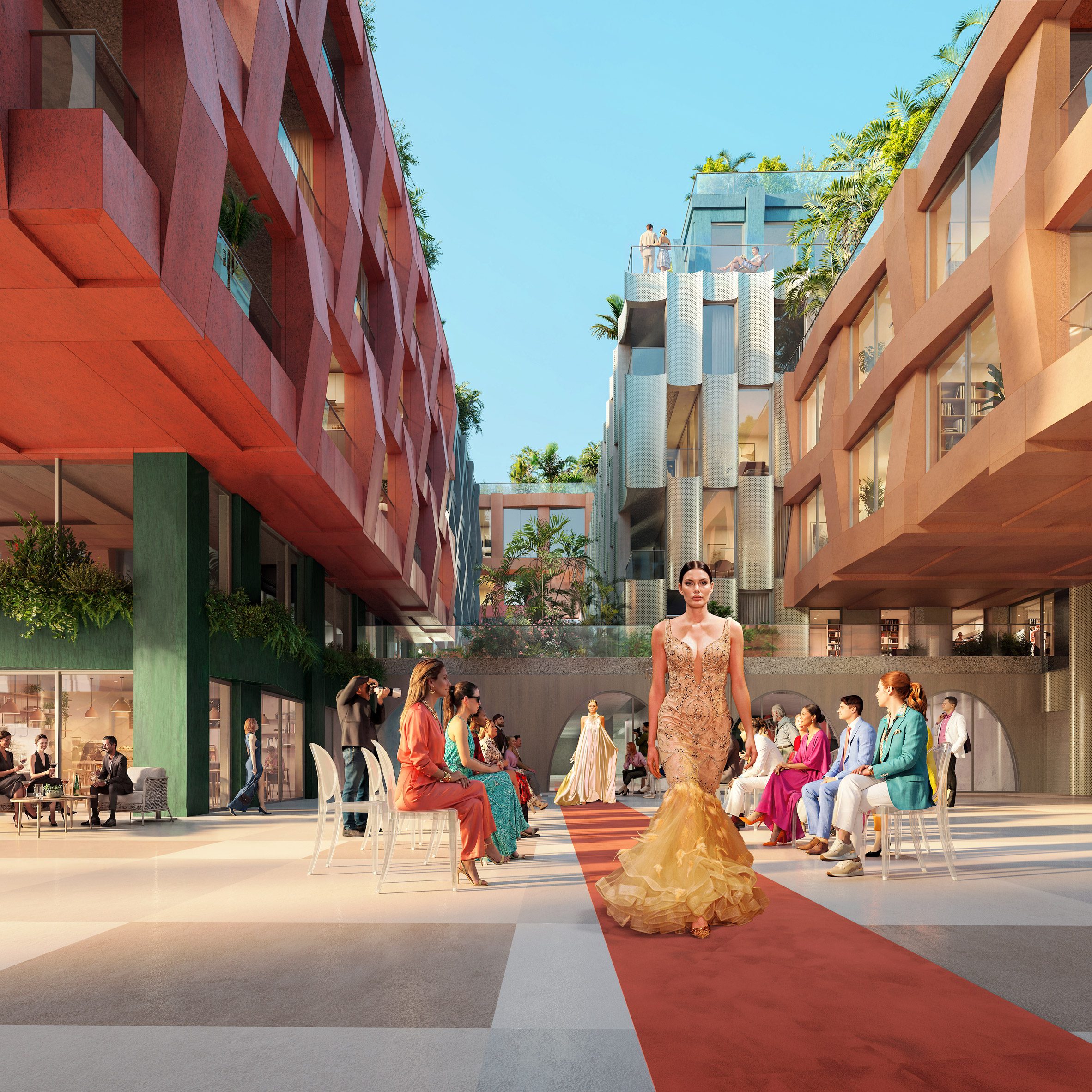 MVRDV спроектировала разноцветный жилой комплекс Woma в Майами