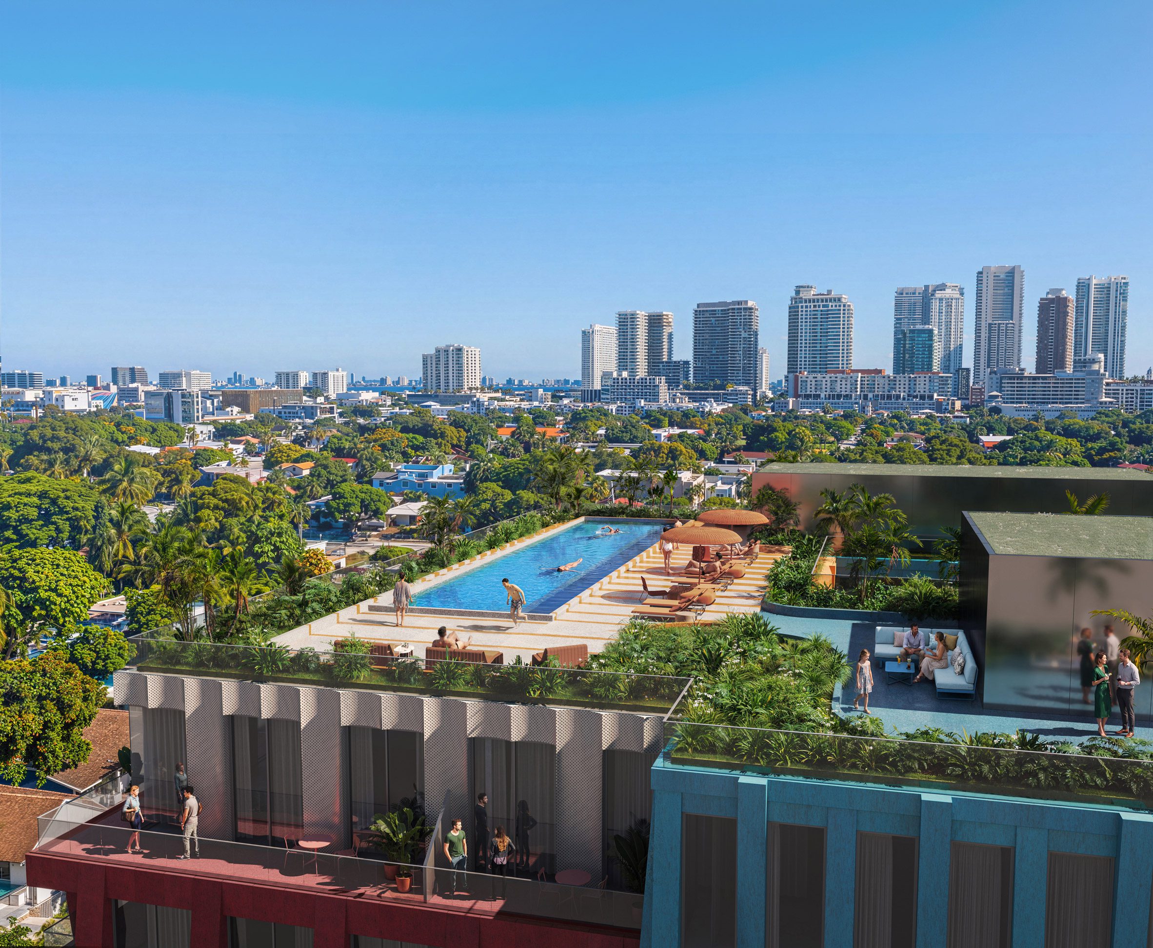 MVRDV спроектировала разноцветный жилой комплекс Woma в Майами