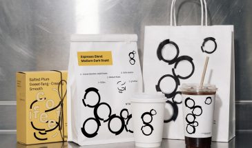 Айдентика кофейного бренда от студии B&WGraphicLab