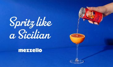 Айдентика и упаковка напитков Mezzello Spritz от Creative Platform