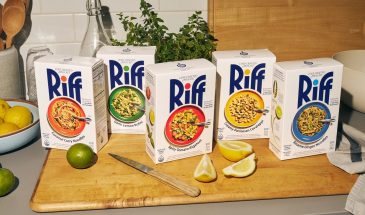Студия Center разработала айдентику и упаковку наборов для приготовления ужина Riff